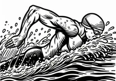 Schwimmen: kostenlose Ausmalbilder