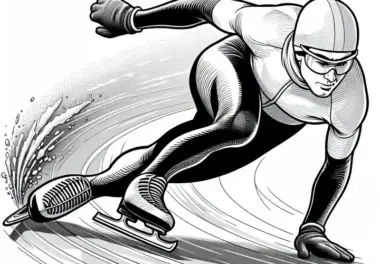 Shorttrack: kostenlose Ausmalbilder