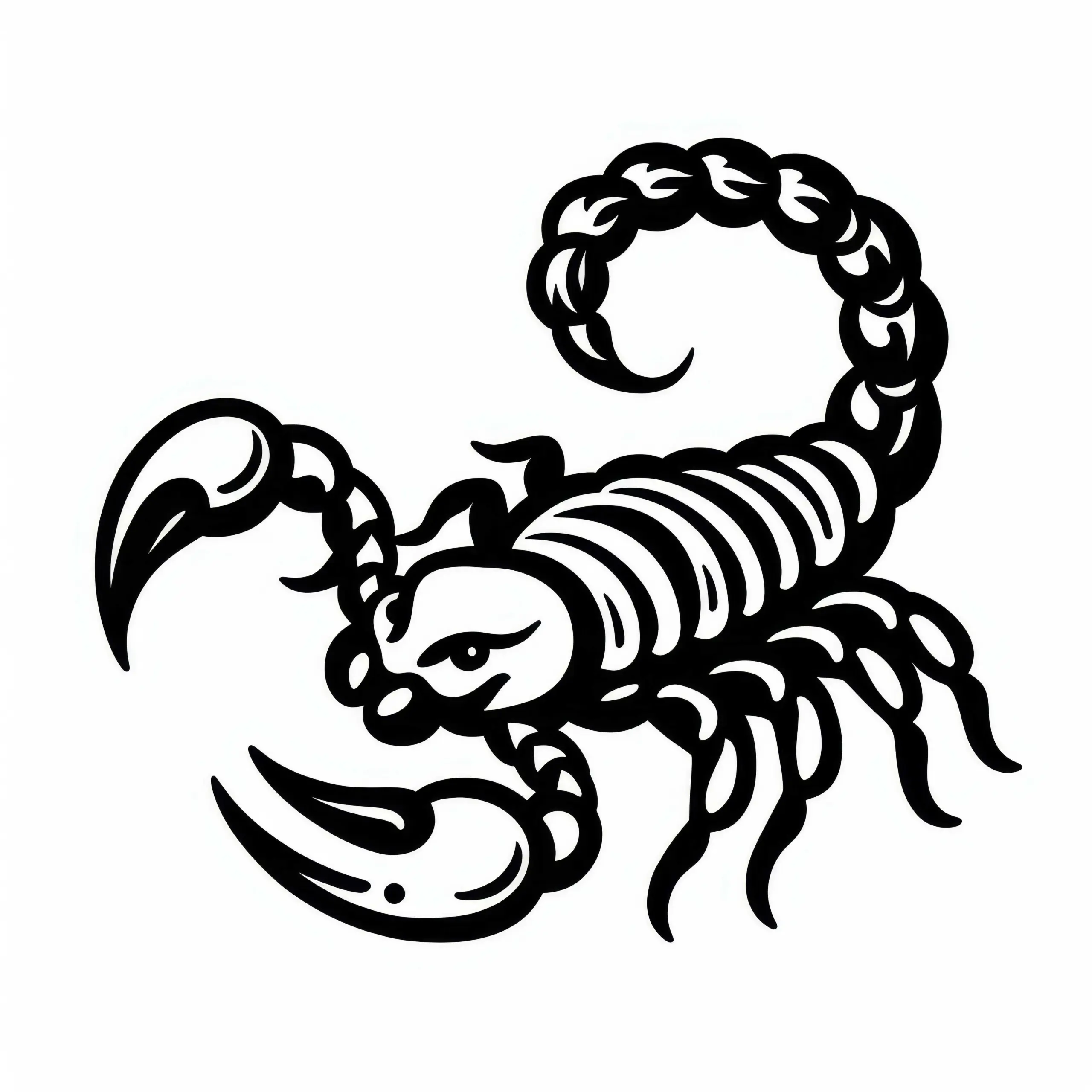 Skorpion Ausmalbild zum Download (Kostenlos)