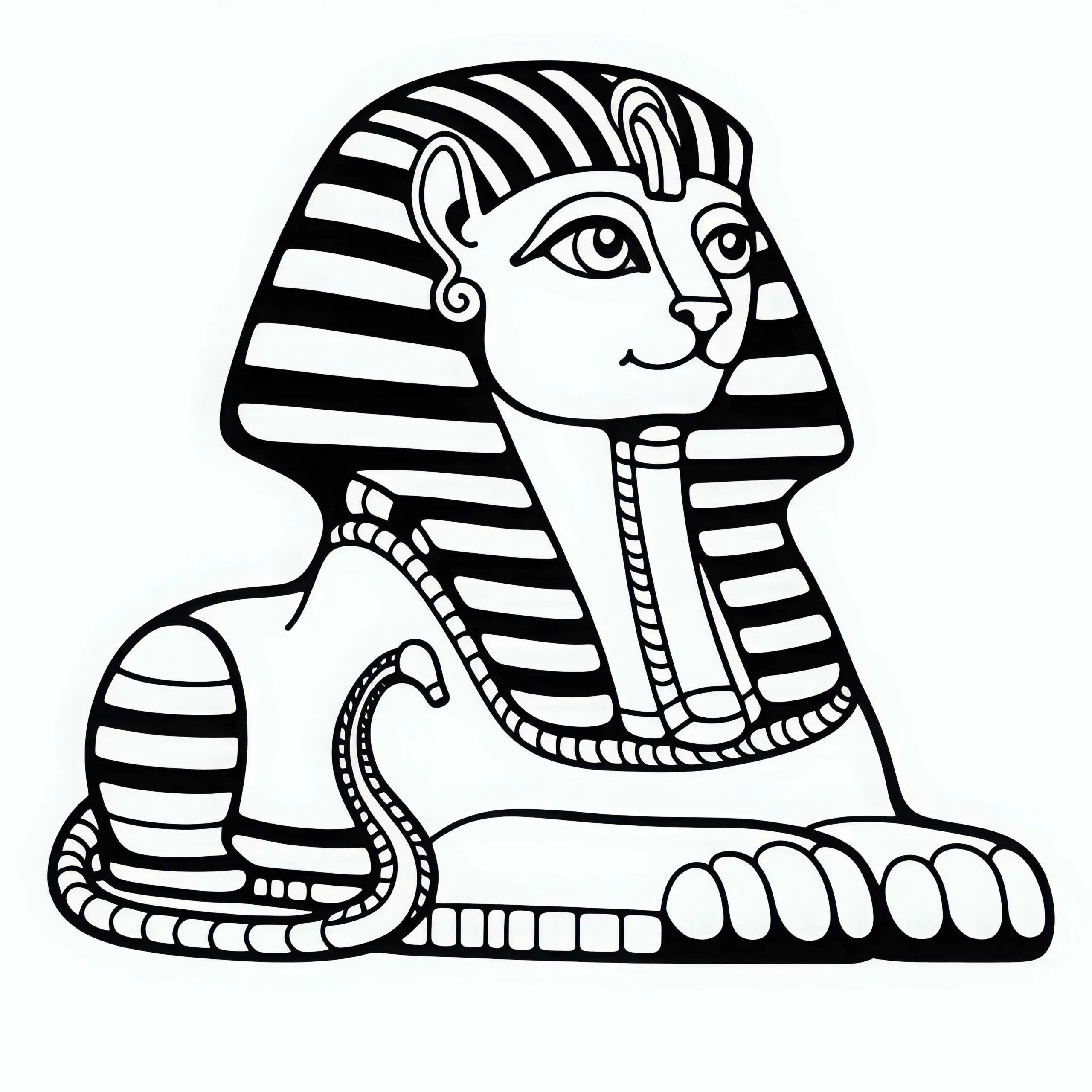 Sphinx Ausmalbild Einfach Kostenlos
