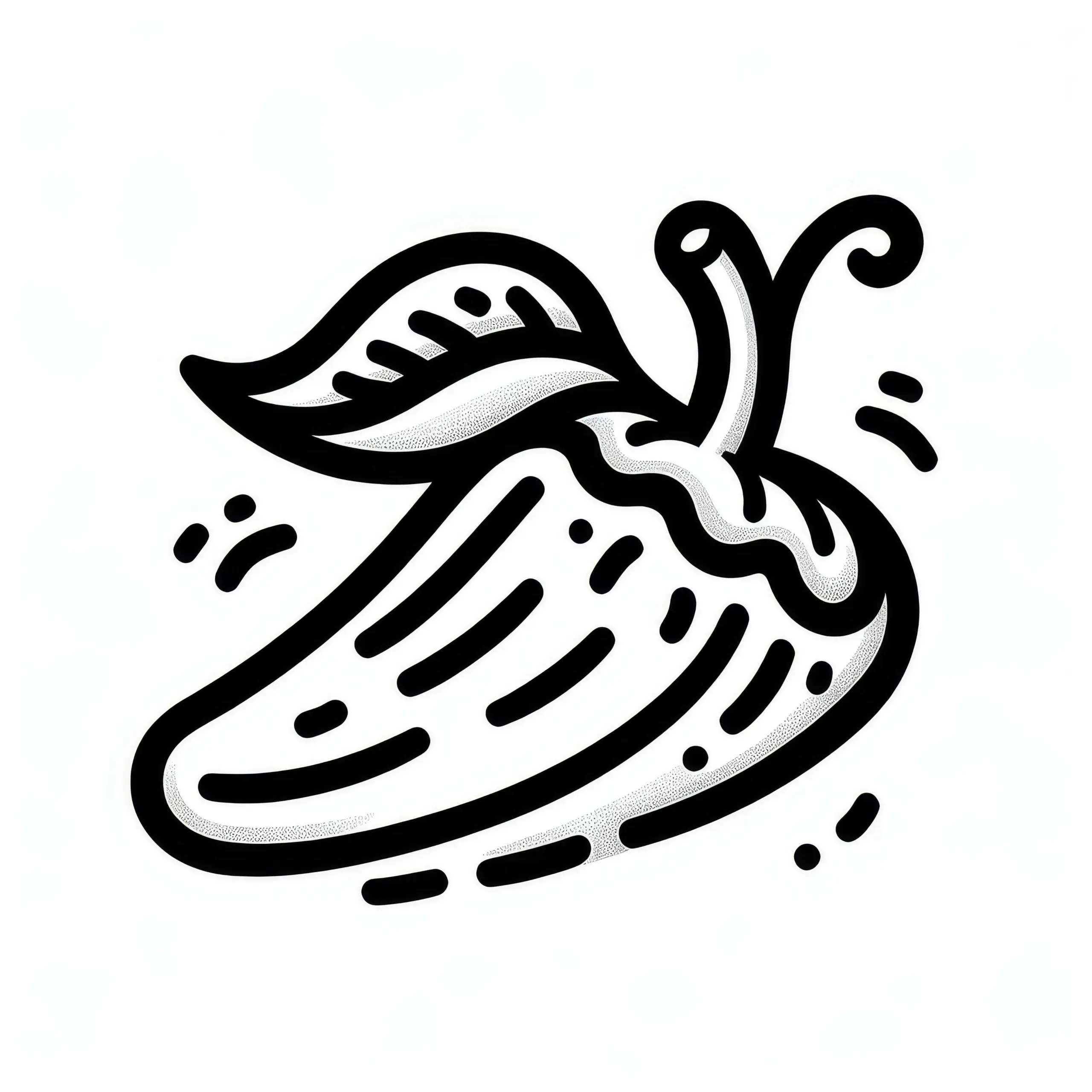 Spitzpaprika Ausmalbild Kostenlos Herunterladen