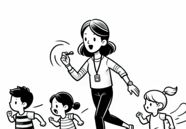 Sportlehrer: kostenlose Ausmalbilder