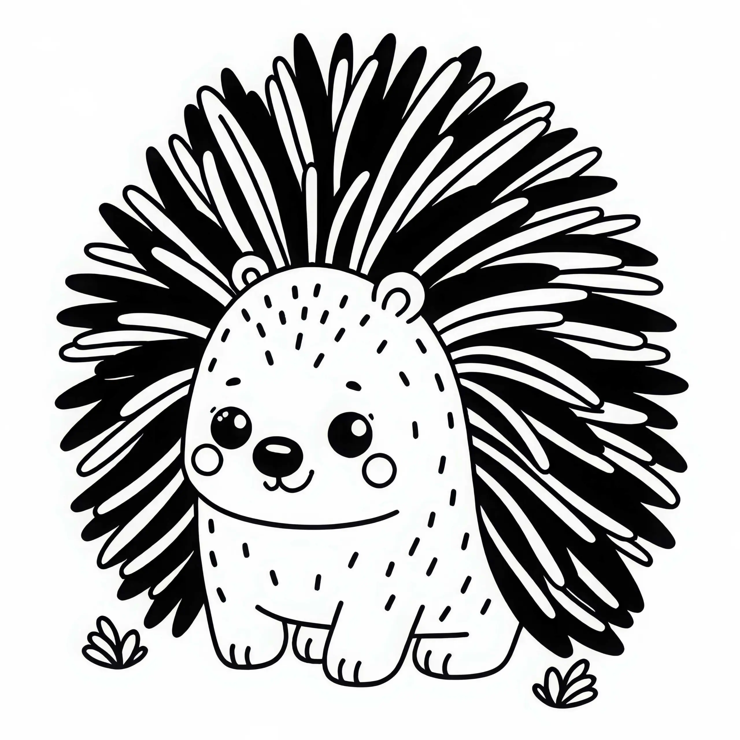 Stachelschwein Ausmalbild Kostenlos