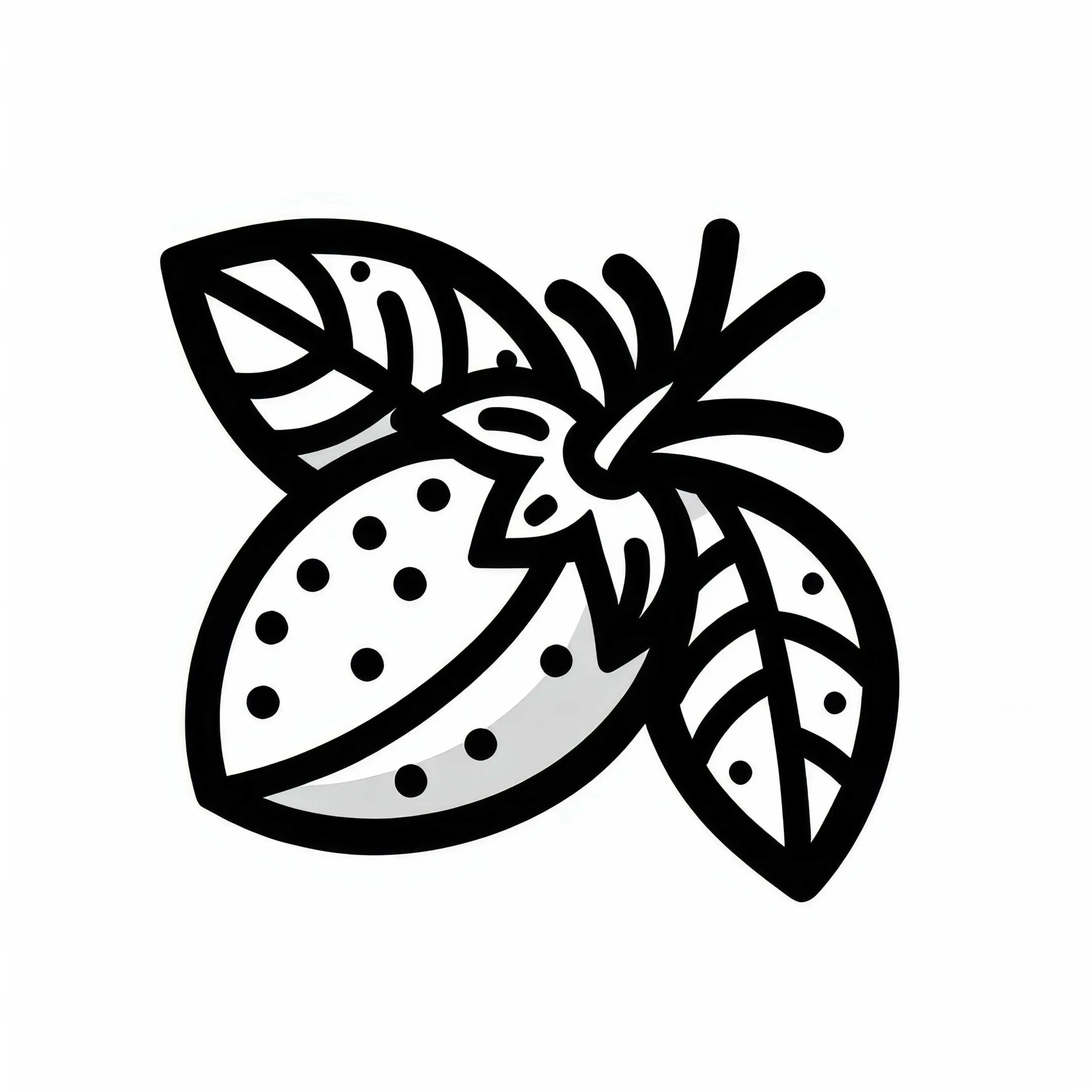 Tamarillo Malvorlage Einfach Kostenlos (Ausmalbild)