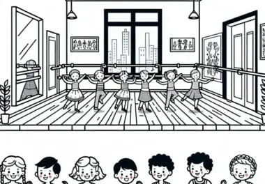 Tanzschule Ausmalbild Kostenlos – Ein kreatives Vergnügen