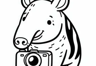 Tapir Malvorlage Einfach Gratis