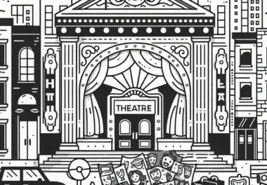 Theater Ausmalbild kostenlos