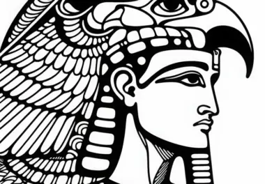 Thoth Ausmalbild: Ägyptisches Sternzeichen Kostenlos