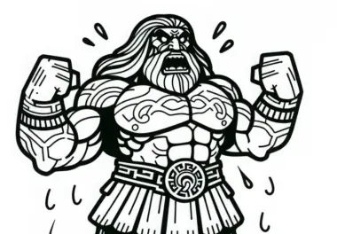 Titanen: kostenlose Ausmalbilder