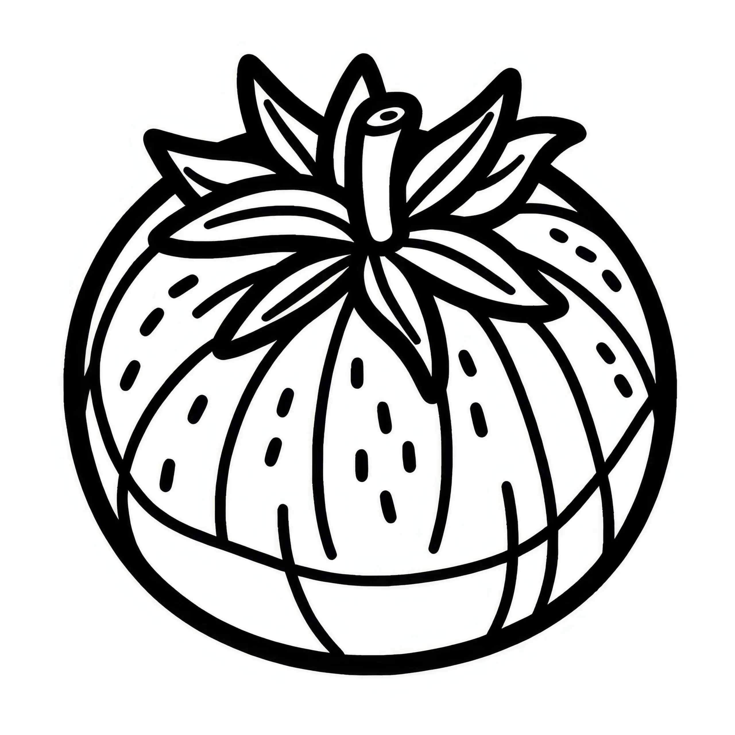 Tomate Ausmalbild Kostenlos