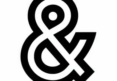Kostenlose Ausmalvorlage mit &-Zeichen