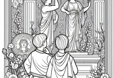 Römische Mythologie: Ausmalbilder kostenlos ausmalen