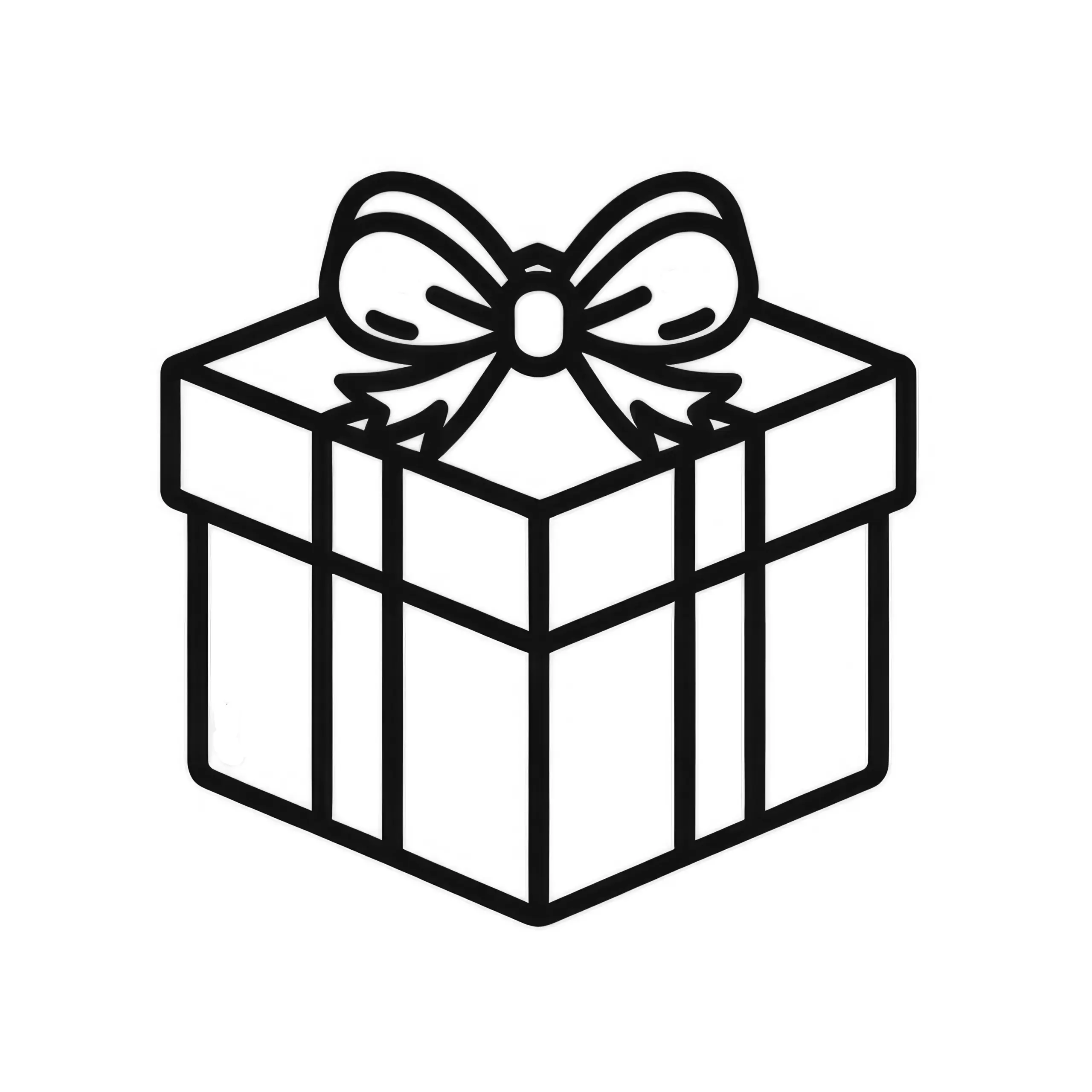 Weihnachtsgeschenk zum Ausmalen für Grundschule & Kindergarten (Ausmalbild)