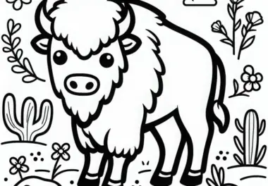 Wisent: kostenlose Ausmalbilder
