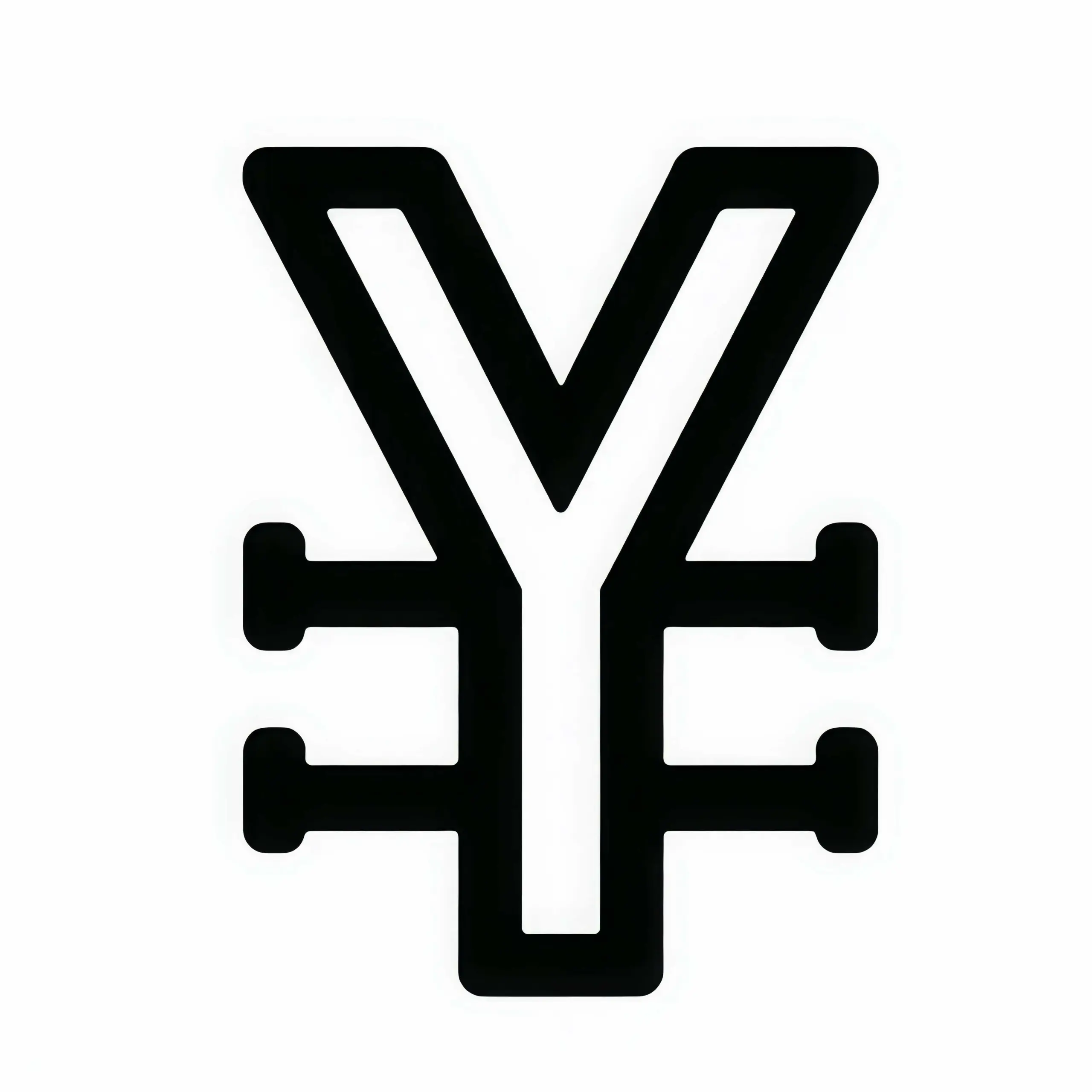 Yen Symbol Ausmalbild Gratis