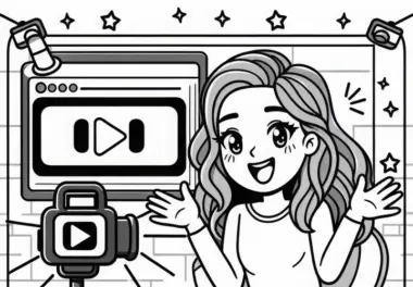 Youtuberin Ausmalbild Kostenlos
