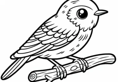 Zilpzalp Vogel Europa Malvorlage Kostenlos