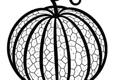 Zuckermelone Malvorlage Kostenlos